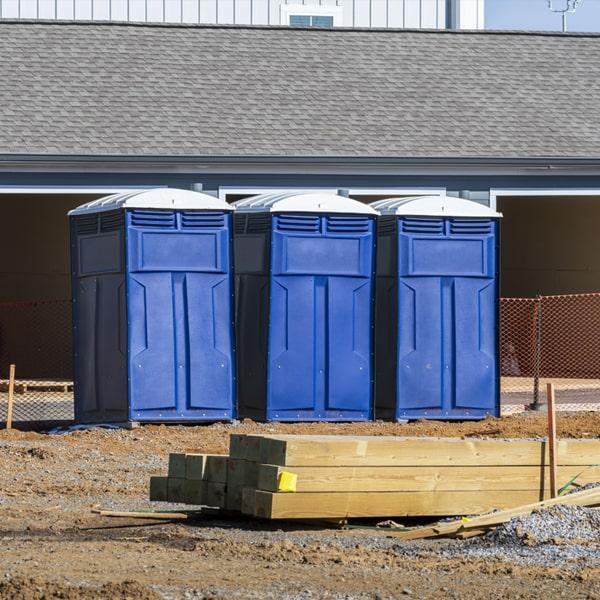 Heavy-duty construction site porta potty in Valdosta, Georgia